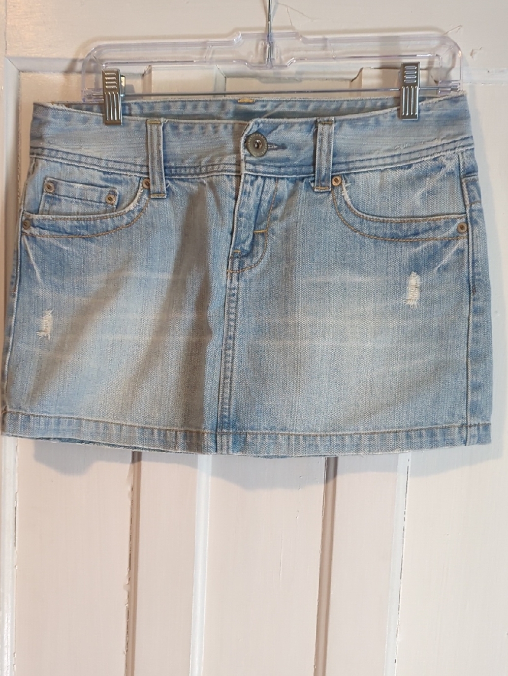 American Eagle Outfitters Light Blue Denim Mini Skirt